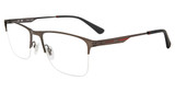 Police Eyeglasses VPLN18 Shiny Gunmetal 0584