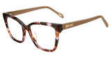 Just Cavalli Eyeglasses VJC081 Multicolor Brown Havana 0Z41