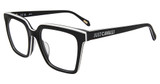 Just Cavalli Eyeglasses VJC083V Black/White/Black 09H9