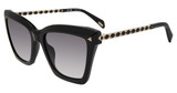 Police Eyeglasses SPLN62M Shiny Black 0700