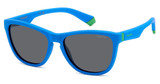 Polaroid Eyeglasses PLD 8056/S MTT BLUE M/0FLL