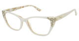 Jimmy Crystal New York Eyeglasses Napa Ivory/IVORY