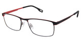 Evatik Eyeglasses EVATIK 9279 BLACK RED/M200
