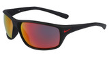Nike Eyeglasses NIKE ADRENALINE FQ4602 MATTE BLACK/GREY W/ INFRARE/006
