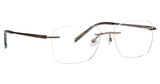 Totally Rimless Eyeglasses Vesper 375 GREY/GRY