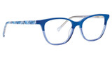 Vera Bradley Eyeglasses VB Haven SWEET GARDEN BLUE/SWB