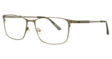 Michael Ryen Eyeglasses MR-422 Olive / Gunmetal/3
