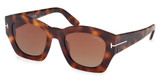 Tom Ford Eyeglasses FT1083 blonde havana / gradient brown/53F