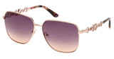 Guess? Eyeglasses GM00004 shiny rose gold / gradient/28Z