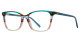 Vivid Eyeglasses SPLASH 91 turquoise stripe