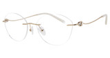 Mademoiselle Eyeglasses MADEMOISELLE MM9317 Gold/C1