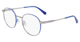 CK Jeans Eyeglasses CKJ21215 SILVER/ BLUE/044
