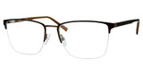 Claiborne Eyeglasses CB 276 MTT BROWN/0YZ4