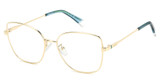 Polaroid Eyeglasses PLD D521/G GOLD BLUE/0LKS
