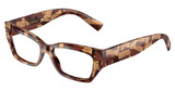 DOLCE & GABBANA Eyeglasses DG3387 PEARL HAVANA BROWN/3462
