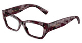 DOLCE & GABBANA Eyeglasses DG3387 PEARL HAVANA PURPLE/3464