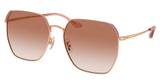 COACH Eyeglasses HC7165D CR638 SHINY ROSE GOLD/933113
