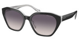 Ralph Eyeglasses RA5315U SHINY BLACK ON OPAL GREY/606636