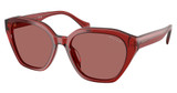 Ralph Eyeglasses RA5315U SHINY BURGUNDY/632069