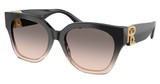 Ralph Lauren Eyeglasses RL8221 THE OVERSZED RICKY SHINY GRAD BLACK/TRANSP/60223B