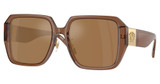 Versace Eyeglasses VE4472D DARK TRANSPARENT BROWN/5028/O