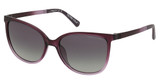 Kenneth Cole New York Eyeglasses KC00053 violet/other / smoke polarized/83D