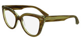 Calvin Klein Eyeglasses CK24514 STRIPED BROWN/YELLOW/216