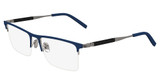 Ferragamo Eyeglasses SF2586 BLUE/LIGHT RUTHENIUM/463