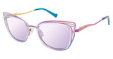 BETSEY JOHNSON Eyeglasses FREE FLYIN Oil/OIL