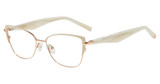 Jones New York Eyeglasses VJON506 Rose Gold/White 0R13