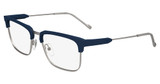 Zeiss Eyeglasses ZS24148 SATIN BLUE/ LIGHT GUN/406
