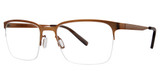 Jhane Barnes Eyeglasses Orthogonal Brown/BR