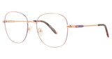 QUILL Eyeglasses KITE ROSE GOLD PURPLE