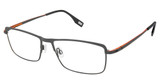 Evatik Eyeglasses EVATIK 9280 CHARCOAL ORANGE/M103