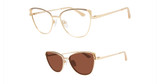 AirMag Eyeglasses AIRMAG A6268 Gold/C3