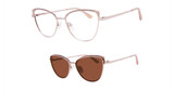 AirMag Eyeglasses AIRMAG A6268 Pink/C1