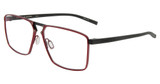 Porsche Eyeglasses P8764 Red C000
