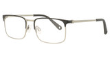 Indii Kids Eyeglasses IN25 BLACK/GUN/C4