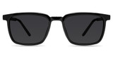 Eco Eyeglasses FORREST SUN CLIP BLACK/BLK