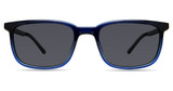Eco Eyeglasses BRIAR SUN CLIP BLUE/BLUE