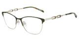 Jones New York Eyeglasses VJON504 Green 0GRN