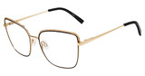 Jones New York Eyeglasses VJON505 Gold/Black E672