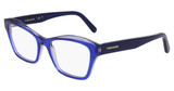 Ferragamo Eyeglasses SF2951LB BLUE/GREY/435