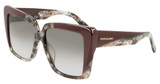 Ferragamo Eyeglasses SF1060SLB GREY MARBLE/BORDEAUX/021