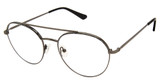 Perry Ellis Eyeglasses PE 478 GREY STRIPE GUNMETAL/3