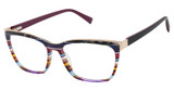 gx by GWEN STEFANI Eyeglasses GX113 multicolor stripe/MUL