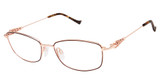 Tura Eyeglasses R148 brown/rose gold/BRN