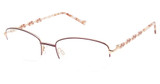 Tura Eyeglasses R708 burgundy/rose gold/BUR