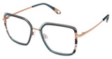 FYSH Eyeglasses FYSH 3748 EMERALD TORT TAUPE/S416