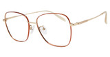 Mademoiselle Eyeglasses MADEMOISELLE MM9303 Mocha/Gold/C2